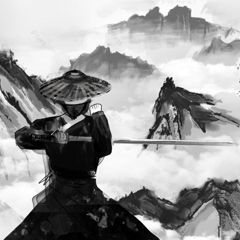 水墨图片,中国风元素,人物PNG,人物素材免抠素材
